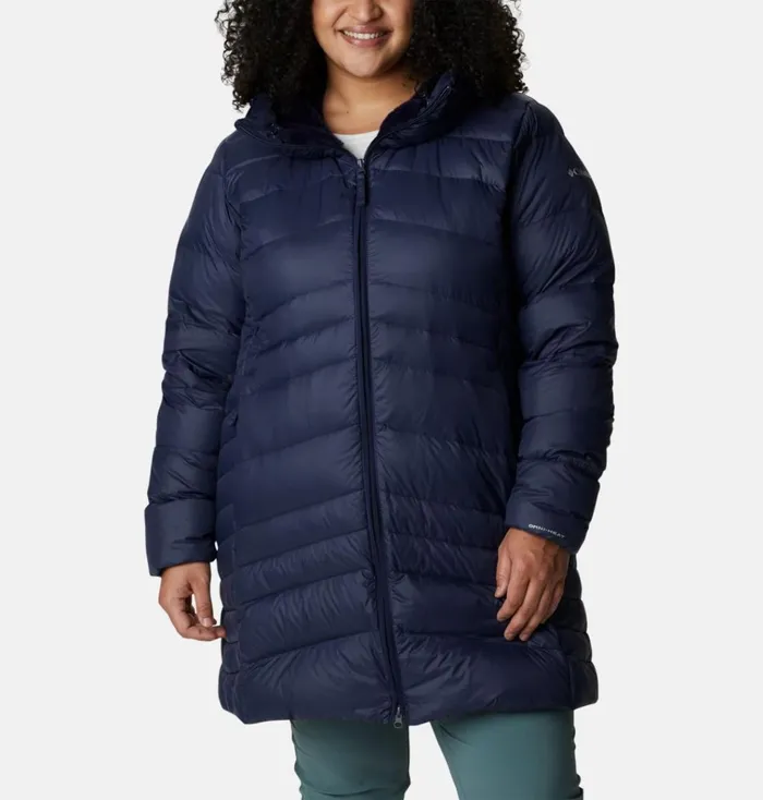 Autumn Park Down Hooded Mid Jacket 8211 Plus Size Dark Nocturnal Womens Columbia Sportswear Insulated and Down Autumn Park Down Hooded Mid Jacket 8211 Plus Size Dark Nocturnal Womens Columbia Sportswear Insulated and Down