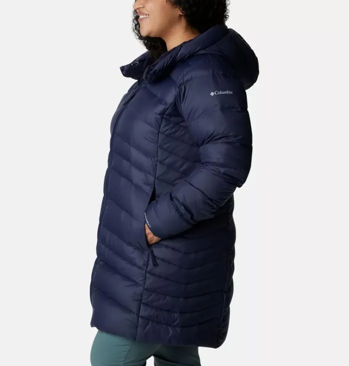 Autumn Park Down Hooded Mid Jacket 8211 Plus Size Dark Nocturnal Womens Columbia Sportswear Insulated and Down Autumn Park Down Hooded Mid Jacket 8211 Plus Size Dark Nocturnal Womens Columbia Sportswear Insulated and Down