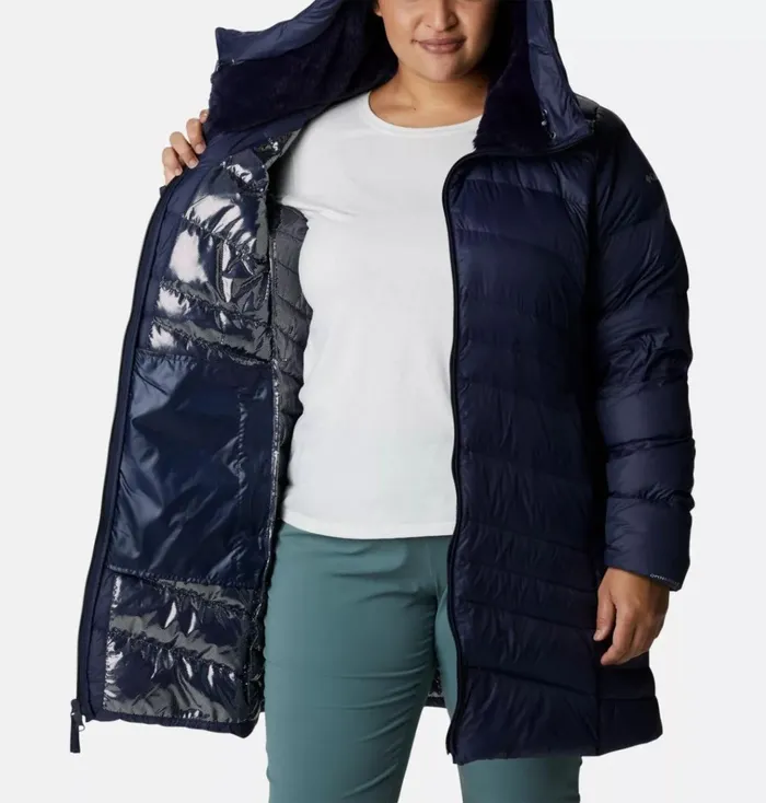 Autumn Park Down Hooded Mid Jacket 8211 Plus Size Dark Nocturnal Womens Columbia Sportswear Insulated and Down Autumn Park Down Hooded Mid Jacket 8211 Plus Size Dark Nocturnal Womens Columbia Sportswear Insulated and Down