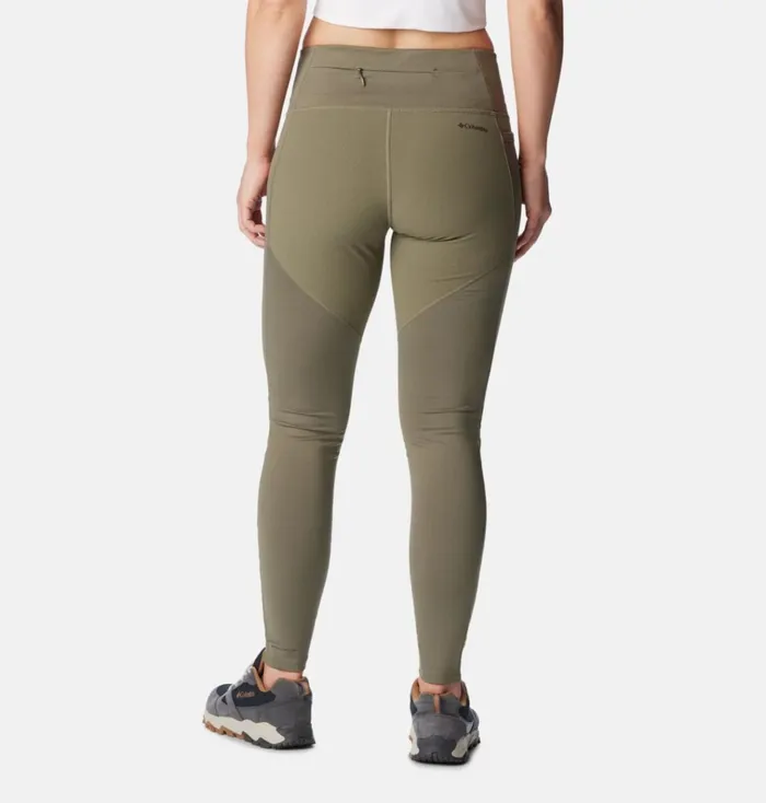 Back Beauty Warm Hybrid Leggings Stone Green Womens Columbia Sportswear Leggings Back Beauty Warm Hybrid Leggings Stone Green Womens Columbia Sportswear Leggings