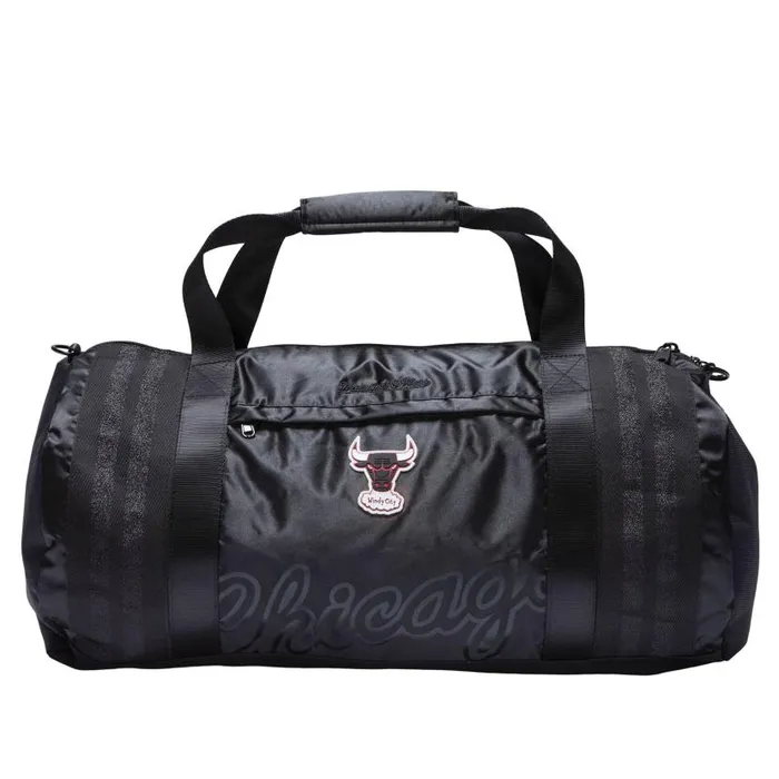 Bags and Backpacks Men Mitchell and Ness Satin Duffel Bag Chicago Bulls