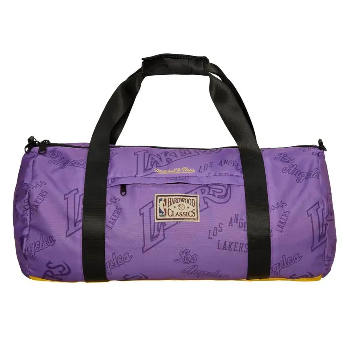Bags and Backpacks Men Mitchell and Ness Team Logo Duffel Bag Los Angeles Lakers