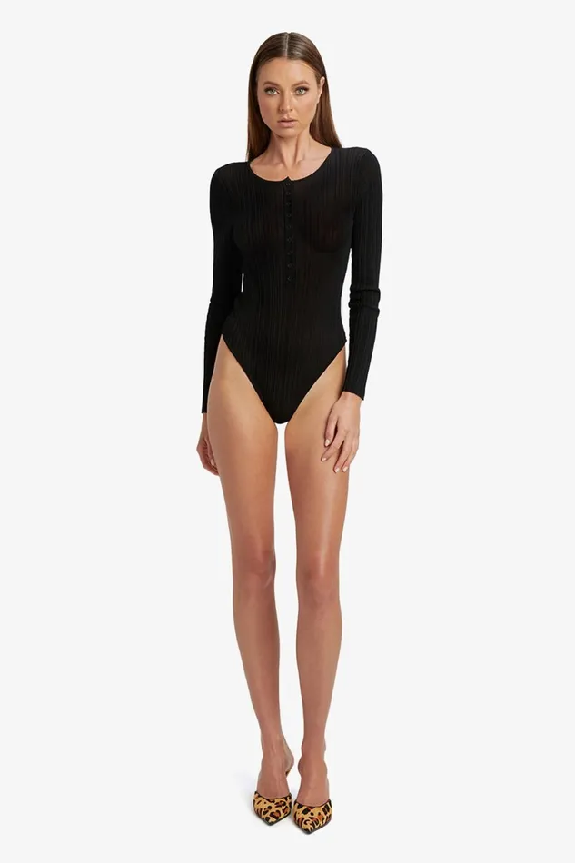 Bardot Bodysuits Bryson Bodysuit In Black Black 8211 Women Bardot Bodysuits Bryson Bodysuit In Black Black 8211 Women