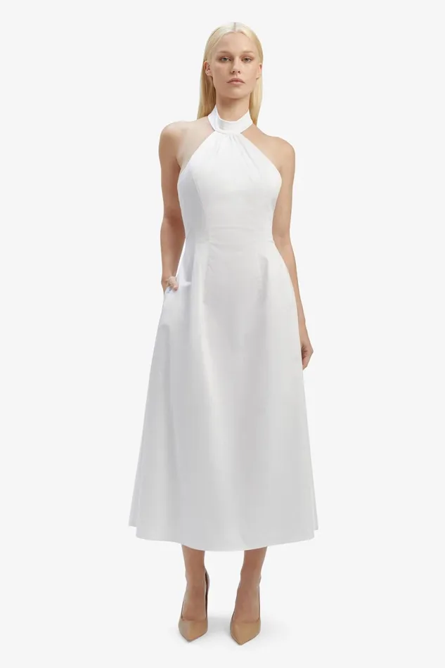 Bardot Day To Night Dresses Genevieve Poplin Midi Dress In Orchid White Orchid White 8211 Women Bardot Day To Night Dresses Genevieve Poplin Midi Dress In Orchid White Orchid White 8211 Women