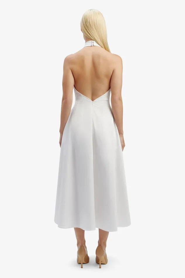 Bardot Day To Night Dresses Genevieve Poplin Midi Dress In Orchid White Orchid White 8211 Women Bardot Day To Night Dresses Genevieve Poplin Midi Dress In Orchid White Orchid White 8211 Women