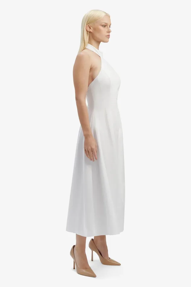 Bardot Day To Night Dresses Genevieve Poplin Midi Dress In Orchid White Orchid White 8211 Women Bardot Day To Night Dresses Genevieve Poplin Midi Dress In Orchid White Orchid White 8211 Women