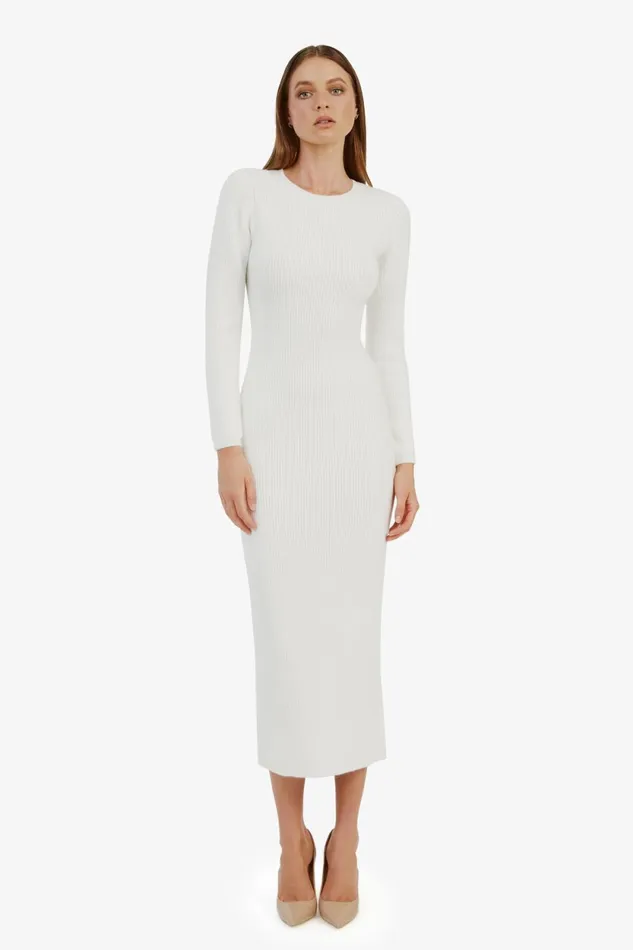Bardot Day To Night Dresses Kavala Knit Maxi Dress In Ivory Ivory 8211 Women Bardot Day To Night Dresses Kavala Knit Maxi Dress In Ivory Ivory 8211 Women