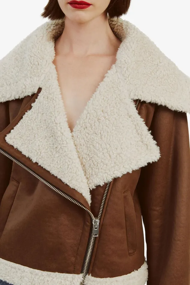Bardot Jackets Finn Vegan Leather Jacket In Chocolate Chocolate 8211 Women Bardot Jackets Finn Vegan Leather Jacket In Chocolate Chocolate 8211 Women