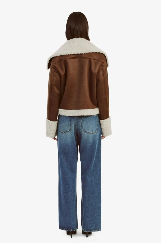 Bardot Jackets Finn Vegan Leather Jacket In Chocolate Chocolate 8211 Women Bardot Jackets Finn Vegan Leather Jacket In Chocolate Chocolate 8211 Women