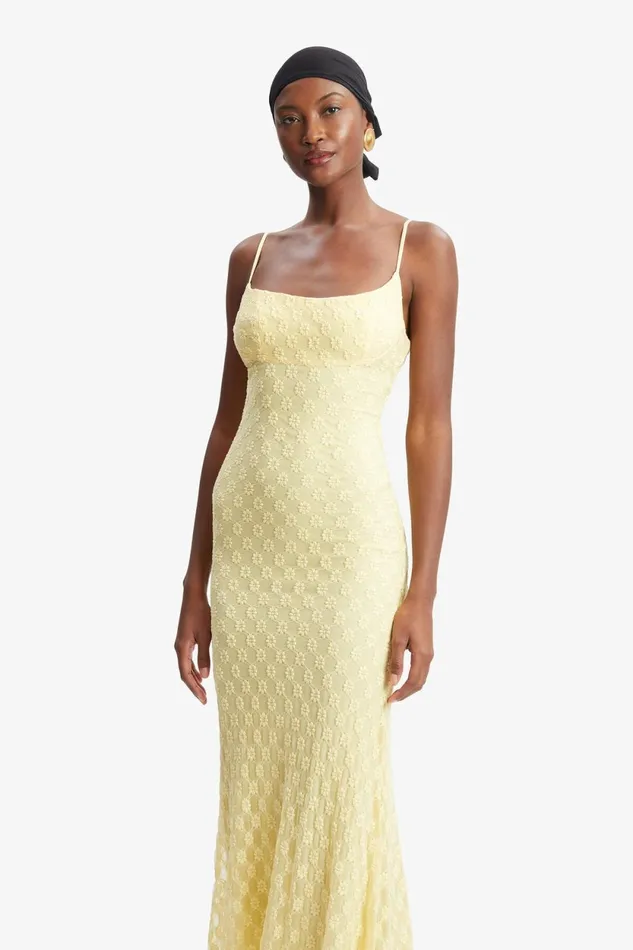 Bardot Occasion Dresses Adoni Mesh Midi Dress In Canary Yellow Canary Yellow 8211 Women Bardot Occasion Dresses Adoni Mesh Midi Dress In Canary Yellow Canary Yellow 8211 Women