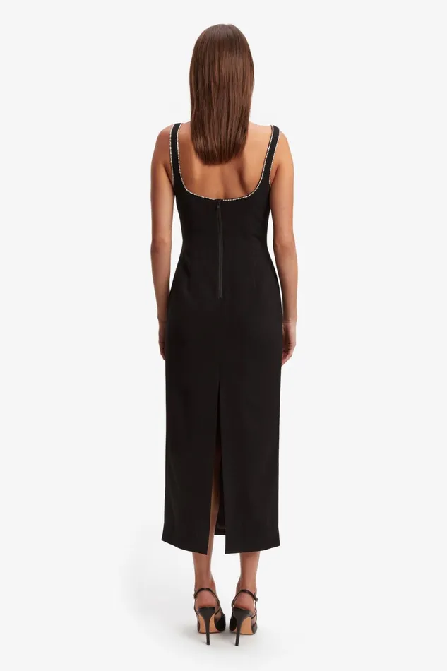 Bardot Party Dresses Brooklyn Diamonte Midi Dress In Black Black 8211 Women Bardot Party Dresses Brooklyn Diamonte Midi Dress In Black Black 8211 Women