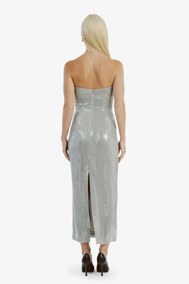 Bardot Party Dresses Cerise Sequin Midi Dress In Dove Grey Dove Grey 8211 Women Bardot Party Dresses Cerise Sequin Midi Dress In Dove Grey Dove Grey 8211 Women