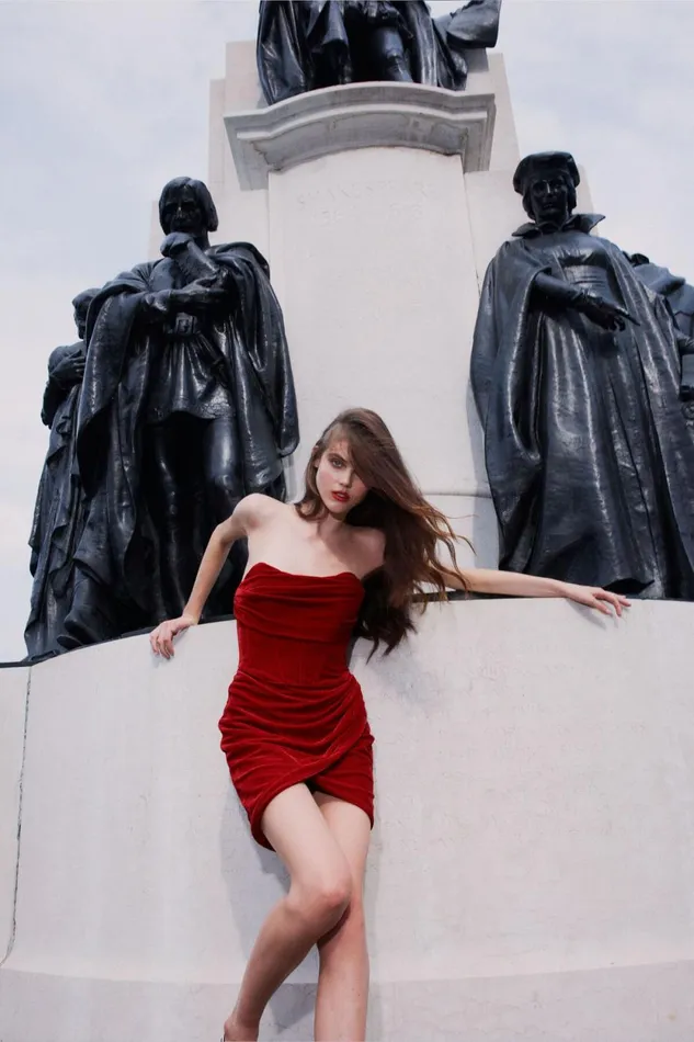 Bardot Party Dresses Claudette Mini Dress In Deep Red Deep Red 8211 Women Bardot Party Dresses Claudette Mini Dress In Deep Red Deep Red 8211 Women