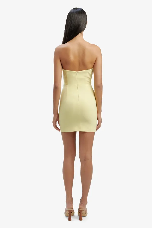 Bardot Party Dresses Eleni Flower Detail Mini Dress In Canary Yellow Canary Yellow 8211 Women Bardot Party Dresses Eleni Flower Detail Mini Dress In Canary Yellow Canary Yellow 8211 Women