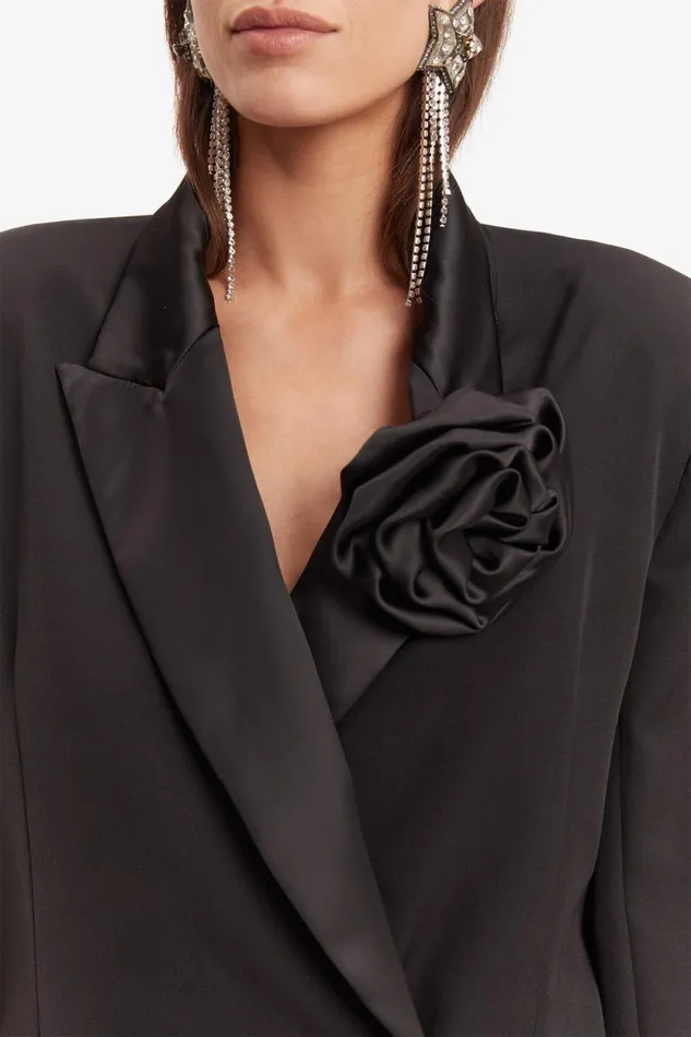 Bardot Party Dresses Joelle Tuxedo Dress In Black Black 8211 Women Bardot Party Dresses Joelle Tuxedo Dress In Black Black 8211 Women