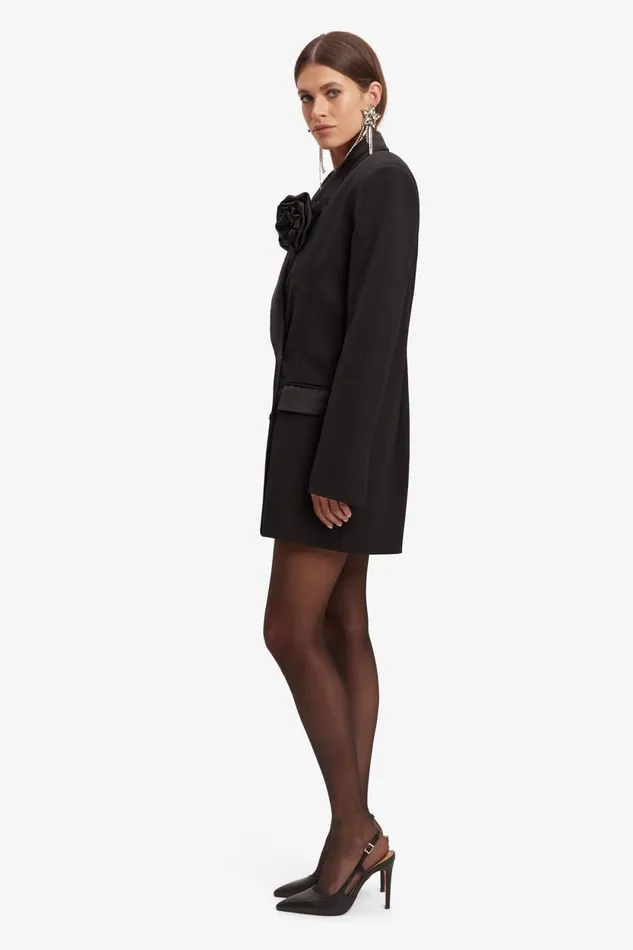 Bardot Party Dresses Joelle Tuxedo Dress In Black Black 8211 Women Bardot Party Dresses Joelle Tuxedo Dress In Black Black 8211 Women