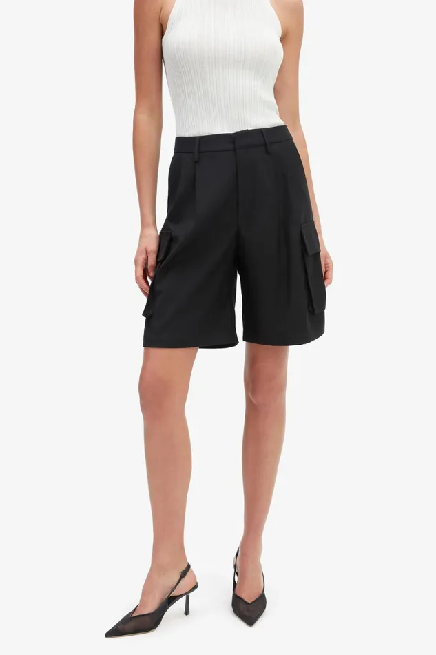 Bardot Shorts Blair Tailored Short In Black Black 8211 Women Bardot Shorts Blair Tailored Short In Black Black 8211 Women