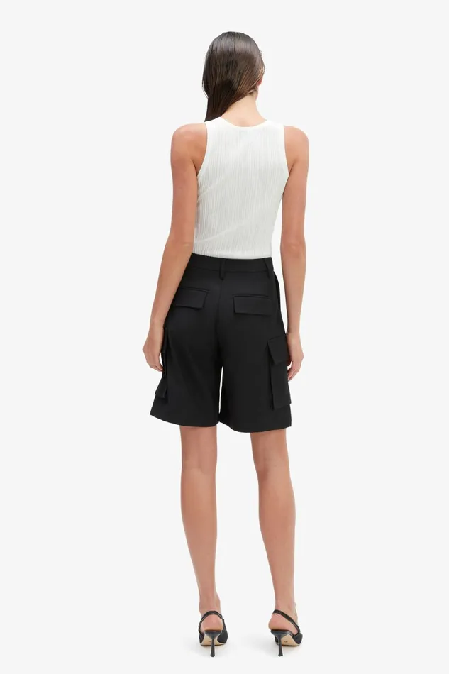 Bardot Shorts Blair Tailored Short In Black Black 8211 Women Bardot Shorts Blair Tailored Short In Black Black 8211 Women