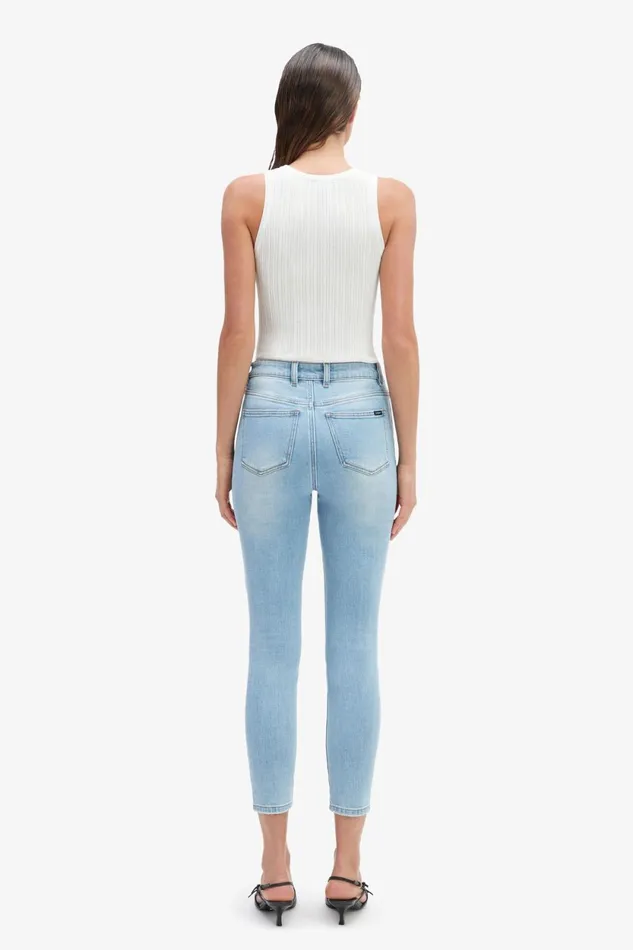 Bardot Skinny Jean Khloe Hi Crop Jeans In Mid Blue Mid Blue 8211 Women Bardot Skinny Jean Khloe Hi Crop Jeans In Mid Blue Mid Blue 8211 Women