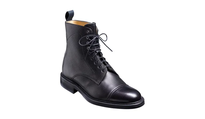 Barker Shoes Mens Boots Donegal 8211 Black Grain 8211 Men