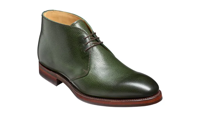 Barker Shoes Mens Boots Orkney 8211 Green Grain 8211 Men