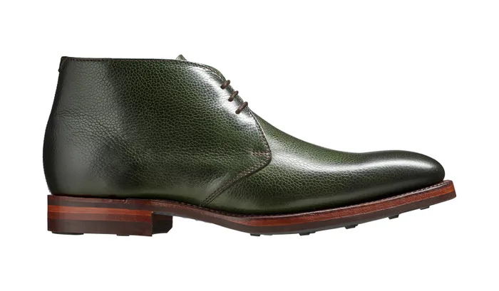Barker Shoes Mens Boots Orkney 8211 Green Grain 8211 Men