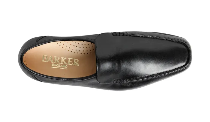 Barker Shoes Mens Loafers Javron 8211 Black Calf 8211 Men