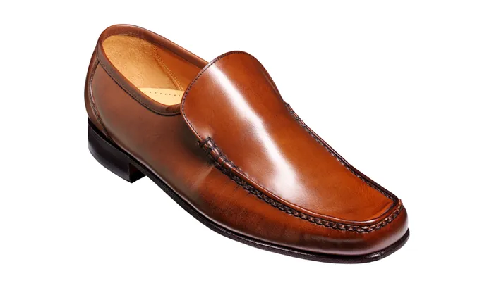 Barker Shoes Mens Loafers Javron 8211 Brown Burnished Calf 8211 Men