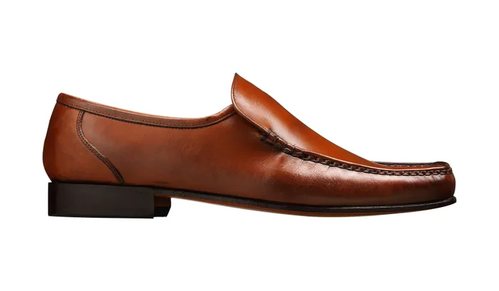 Barker Shoes Mens Loafers Javron 8211 Brown Burnished Calf 8211 Men