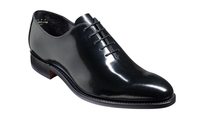 Barker Shoes Mens Oxfords Nelson 8211 Black Hi Shine 8211 Men