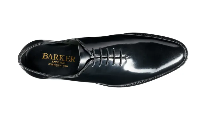 Barker Shoes Mens Oxfords Nelson 8211 Black Hi Shine 8211 Men