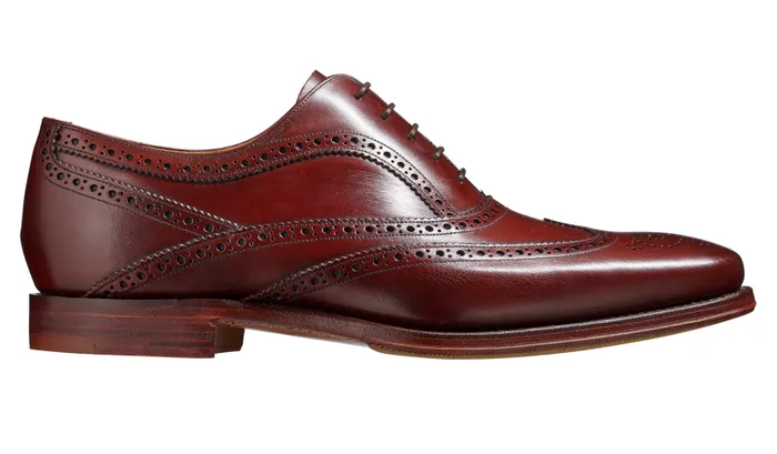 Barker Shoes Mens Oxfords Turing 8211 Cherry Calf 8211 Men