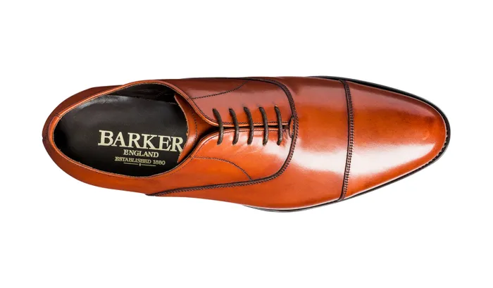 Barker Shoes Wedding Shoes Duxford 8211 Rosewood Calf 8211 Men