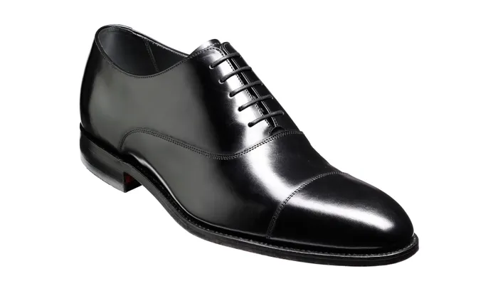 Barker Shoes Wedding Shoes Winsford 8211 Black HiShine 8211 Men