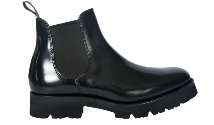 Barker Shoes Womens Boots Jenna 8211 Black Polish 8211 Women