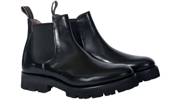 Barker Shoes Womens Boots Jenna 8211 Black Polish 8211 Women