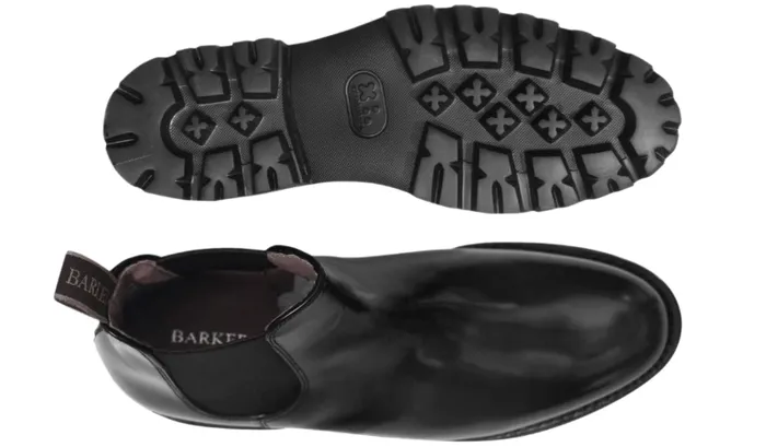 Barker Shoes Womens Boots Jenna 8211 Black Polish 8211 Women