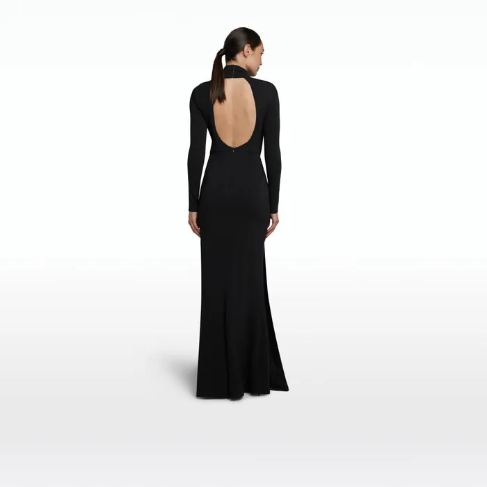 Benni Black Long Dress Women Safiyaa Dresses