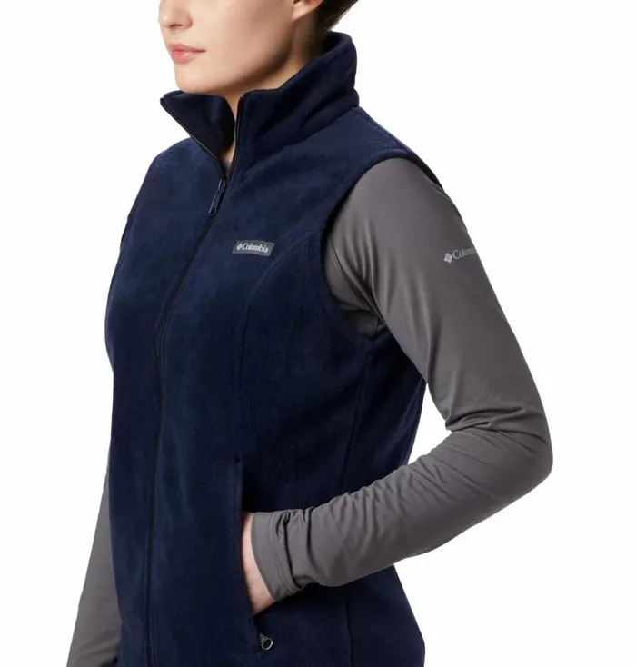 Benton Springs Fleece Vest 8211 Petite Dark Nocturnal Womens Columbia Sportswear Vests Benton Springs Fleece Vest 8211 Petite Dark Nocturnal Womens Columbia Sportswear Vests