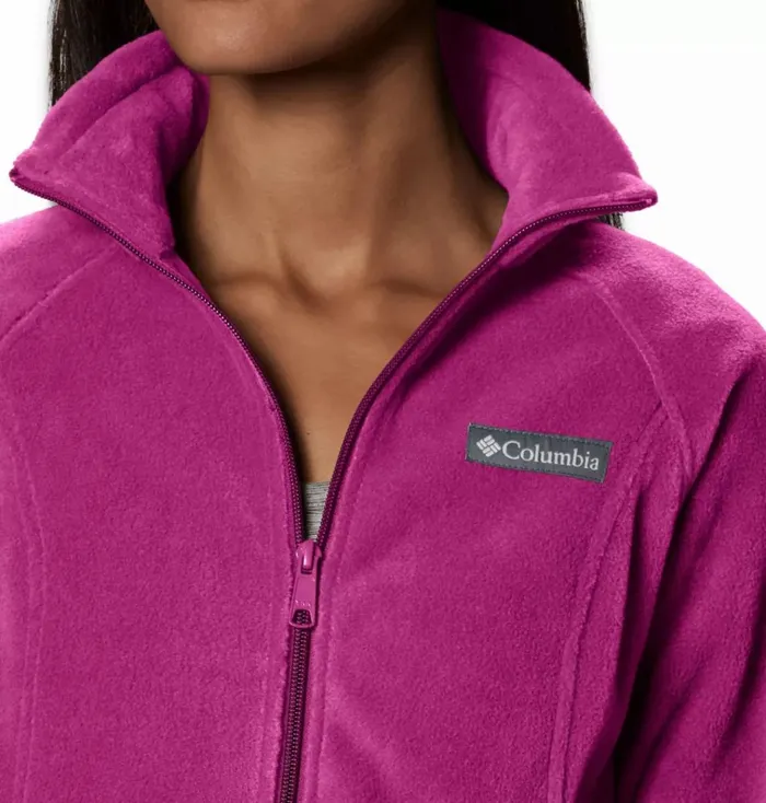 Benton Springs Full Zip Fleece Jacket 8211 Petite Fuchsia Womens Columbia Sportswear Jackets and Vests Benton Springs Full Zip Fleece Jacket 8211 Petite Fuchsia Womens Columbia Sportswear Jackets and Vests