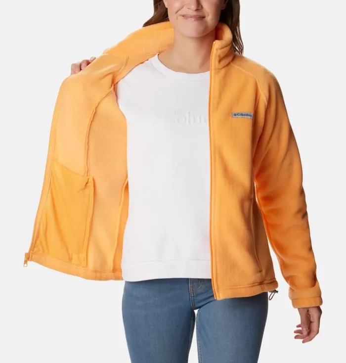 Benton Springs Full Zip Fleece Jacket 8211 Petite Sunset Peach Womens Columbia Sportswear Jackets and Vests Benton Springs Full Zip Fleece Jacket 8211 Petite Sunset Peach Womens Columbia Sportswear Jackets and Vests