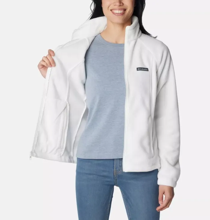Benton Springs Full Zip Fleece Jacket Sea Salt Womens Columbia Sportswear Jackets and Vests Benton Springs Full Zip Fleece Jacket Sea Salt Womens Columbia Sportswear Jackets and Vests