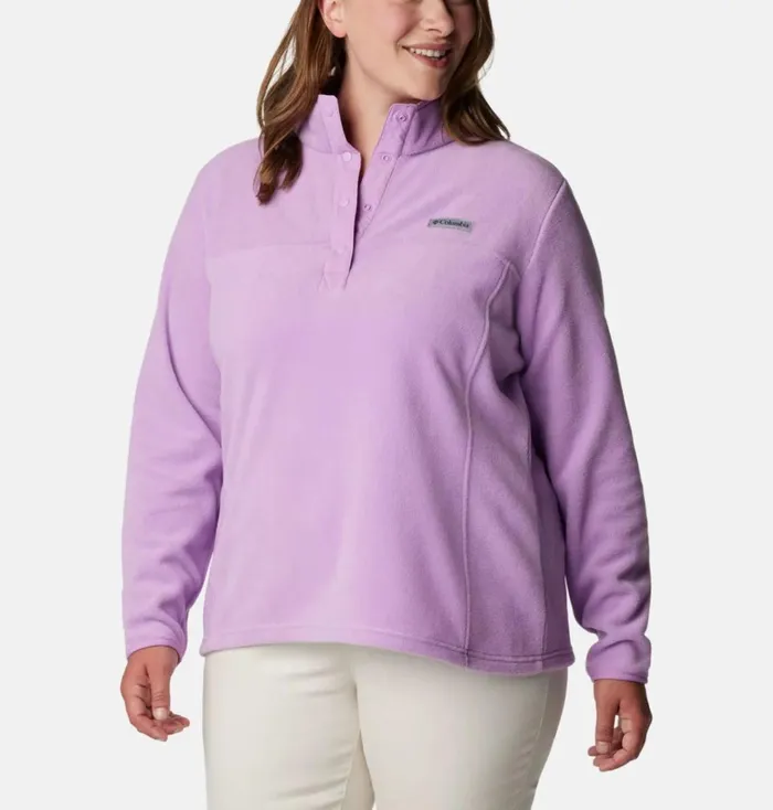 Benton Springs Half Snap Fleece Pullover 8211 Plus Size Gumdrop Womens Columbia Sportswear Pullovers and Tops Benton Springs Half Snap Fleece Pullover 8211 Plus Size Gumdrop Womens Columbia Sportswear Pullovers and Tops