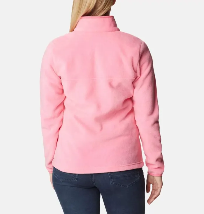 Benton Springs Half Snap Fleece Pullover Camellia Rose Womens Columbia Sportswear Pullovers and Tops Benton Springs Half Snap Fleece Pullover Camellia Rose Womens Columbia Sportswear Pullovers and Tops