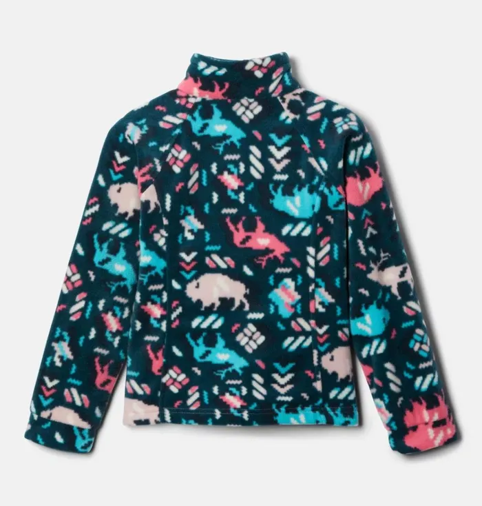Benton Springs II Printed Fleece Jacket Camellia Rose Buffaloroam Kids Columbia Sportswear Fleece Benton Springs II Printed Fleece Jacket Camellia Rose Buffaloroam Kids Columbia Sportswear Fleece
