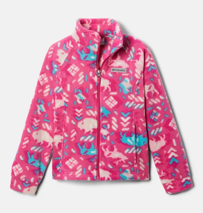 Benton Springs II Printed Fleece Jacket Pink Ice Buffaloroam Kids Columbia Sportswear Fleece Benton Springs II Printed Fleece Jacket Pink Ice Buffaloroam Kids Columbia Sportswear Fleece