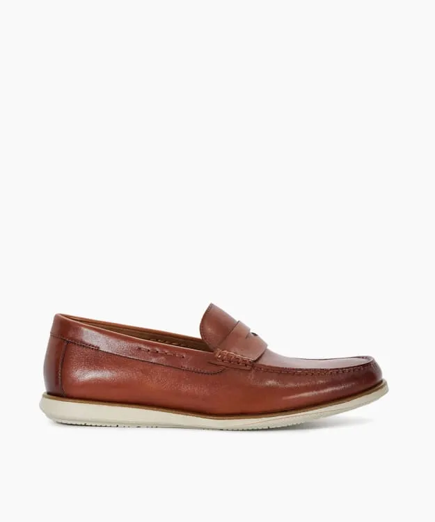 Berkly Tan Casual Hybrid Loafers Dune London Brown Men Dune London Casual Shoes