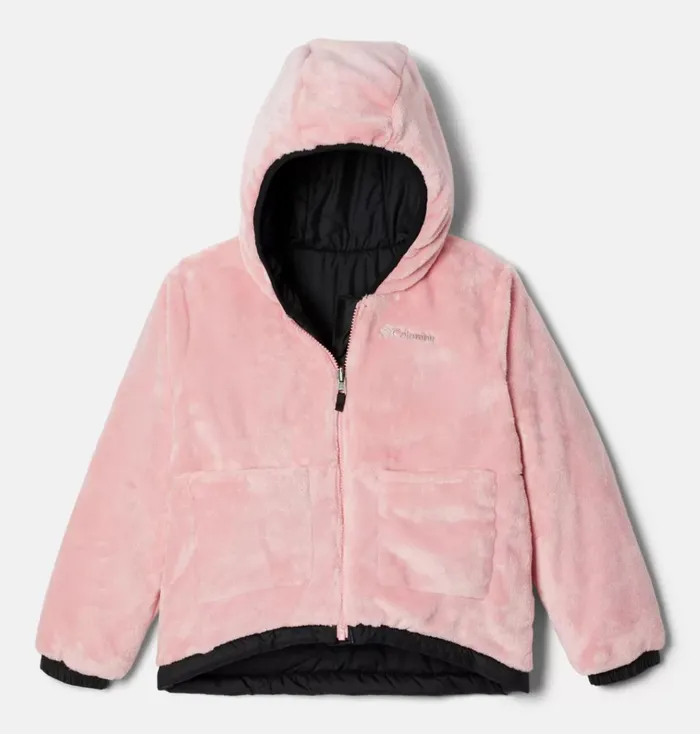 Big Fir Reversible Jacket Black Pink Orchid Kids Columbia Sportswear Jackets and Vests Big Fir Reversible Jacket Black Pink Orchid Kids Columbia Sportswear Jackets and Vests