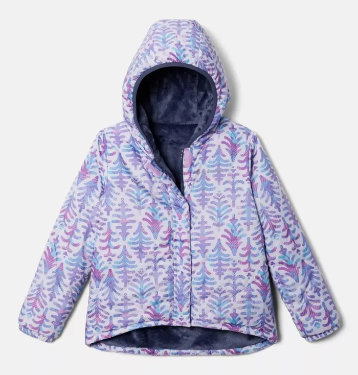 Big Fir Reversible Jacket Gumdrop Conifers Nocturnal Kids Columbia Sportswear Jackets and Vests