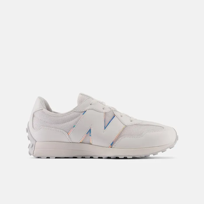 Big Kids Size 35 8211 7 Kids Newbalance 327 White With Quartz Grey